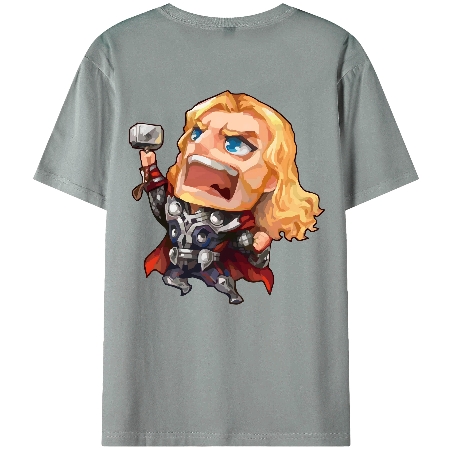 （画像用） アベンジャーズ The Avengers 綿100％ メンズ半袖Tシャツ（バックプリント） 通気性